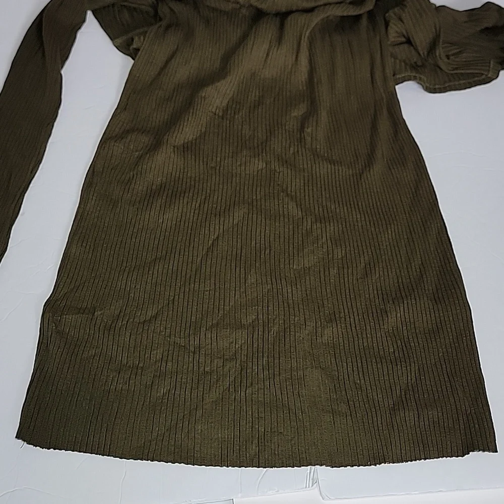 LAmade Off The Shoulder Green Dress/ S. - Picture 11 of 12